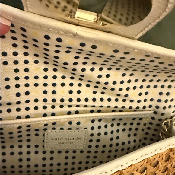 Kate Spade Cream and Tan Woven Wallet - Picture 3 of 3